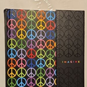 IMAGINE Journal- Colorful Peace Sign Notebook